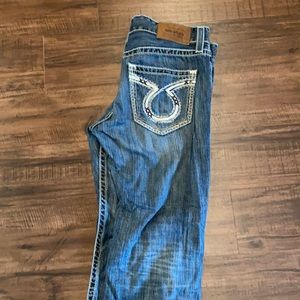 Men’s 32 short Big star jeans used